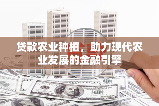 黄岛贷款农业种植，助力现代农业发展的金融引擎