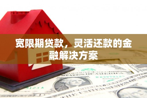 黄岛宽限期贷款，灵活还款的金融解决方案