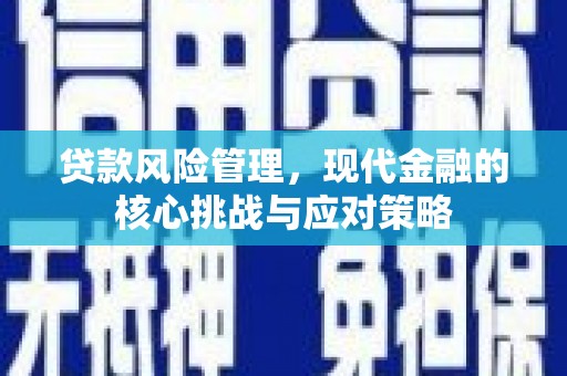 黄岛贷款风险管理，现代金融的核心挑战与应对策略