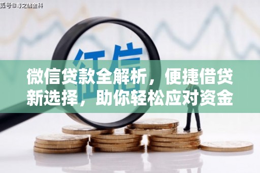 黄岛微信贷款全解析，便捷借贷新选择，助你轻松应对资金需求
